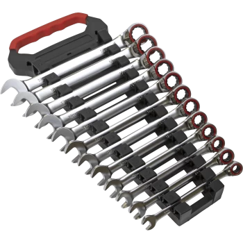 Sealey 12 Piece Reversible Ratchet Combination Spanner Set