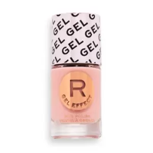 Makeup Revolution Ultimate Shine Gel Nail Polish I'm Gentle Pastel Peach