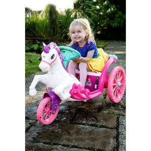 Disney Princess 6V Battery Operated Dream Horse and Carriage