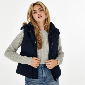 Jack Wills Eco Willow Heritage Puffer Gilet - Navy