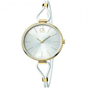 Calvin Klein Ladies Selection Gold Plated Watch - K3V235L6