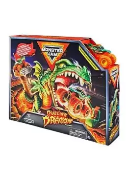 Monster Jam 1:64 Dueling Dragon Stunt Playset