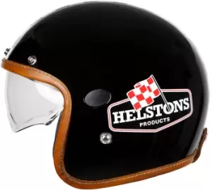 Helstons Flag Carbon Jet Helmet, black, Size 2XL, black, Size 2XL