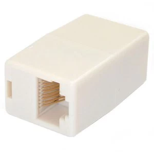 Startech Cat5e RJ45 Modular Inline Coupler Beige