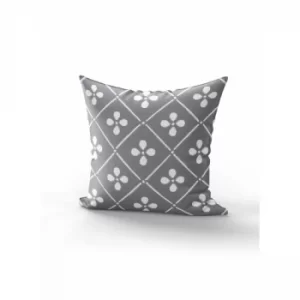 YST0230 Grey White Cushion Cover