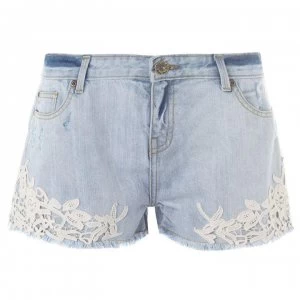 SoulCal Rip Shorts Ladies - Light Wash