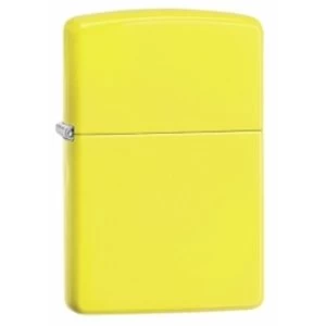 Zippo Regular Neon Yellow Windproof Lighter