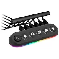 Streamplify HUB DECK 5 RGB USB Hub 5-port USB Hub with Power Charging