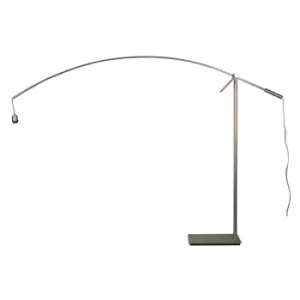 Arc Floor Lamp Satin Nickel