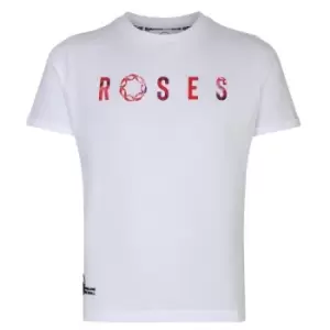 England Netball England Netball Roses Graffiti Supporters T Shirt - White