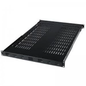 StarTech.com 1U Adjustable Mount Depth Vented Rack Mount Shelf- 175lbs