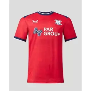 Castore Preston Away Shirt 2023 2024 Adults - Red