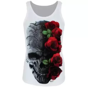 Requiem Collective Ladies/Womens Immortal Bloom Sub Tank (UK 14) (White)