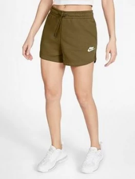 Nike NSW Essentials Short - Olive , Olive, Size L, Women