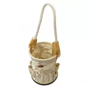 Faithfull FAITBBUCKET Canvas Tool Bucket with Rope Handle