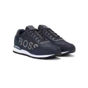 BOSS Dark Blue Parkour Runn Trainers