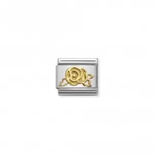 Nomination Composable Classic Symbols 18K Gold Rose Versailles Link 030162/19