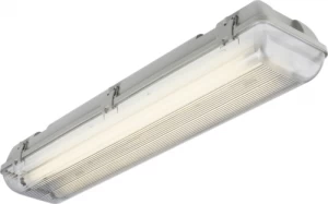 KnightsBridge Twin T8 58W IP65 240V Non-Corrosive Fluorescent Lamp Fitting