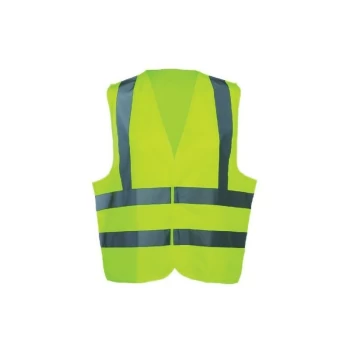 Hi-vis Waistcoats 2BB & B (EN20471) Yellow - L - Sitesafe