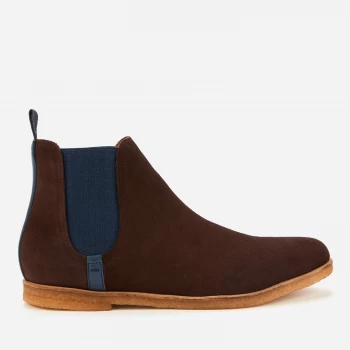 Ted Baker Mens Mardin Suede Chelsea Boots - Brown - UK 8