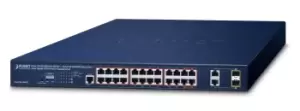 4-Port GE 802.3bt+ 20-Port 802.3at+ 2Port TP/SFP - Switch - Copper Wire