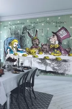 Tea Party Wall Mural