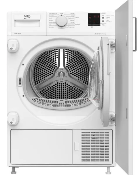 Beko DTIKP81131W Integrated 8KG Heat Pump Tumble Dryer - White - A++ Rated