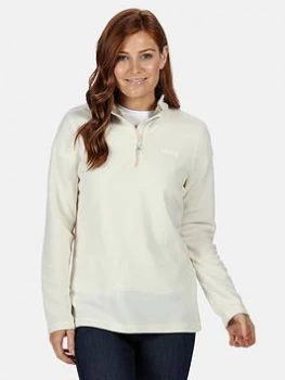 Regatta Sweethart Quarter Zip Fleece - White, Size 12, Women