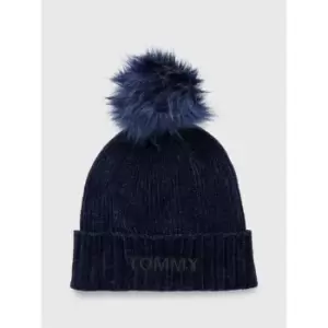 Tommy Hilfiger Girls Youth Beanie - Blue