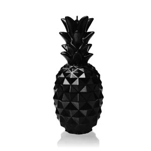 Black Metallic Large Pineapple Candle