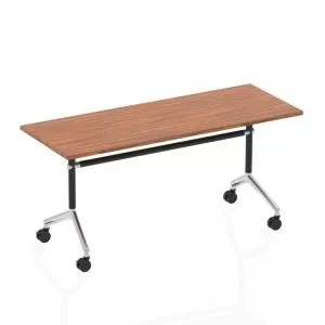 Impulse 1600 Flip Top Rectangular Table Walnut