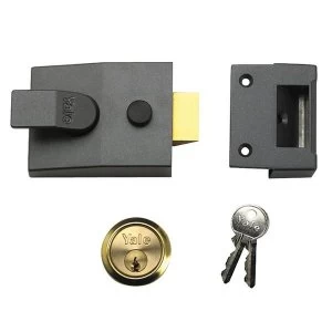 Yale Locks 91 Basic Nightlatch 60mm Backset DMG Finish Box