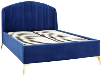 GFW Pettine Double End Opening Ottoman Bedframe - Blue