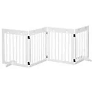 PawHut Pet Gate D06-084 610 x 2040 x 300 mm White