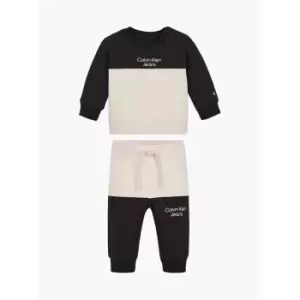 Calvin Klein Jeans Hero Logo Colour Block Hwk Set - Black