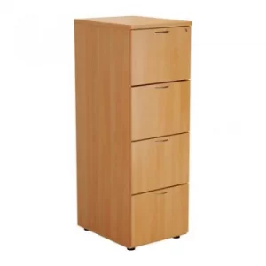 First Four Drawer Filing Cabinet Beech KF79917