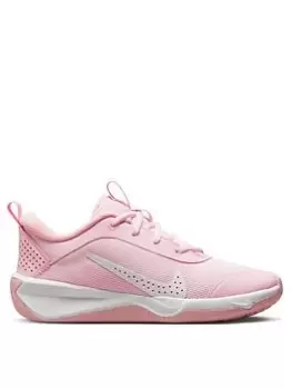 Nike Omni Junior Girls Trainers, Pink/White, Size 5