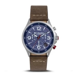 Columbia CSC02-005 Canyon Ridge Navy Chronograph Date Saddle Leather Watch