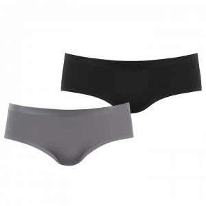 Dorina Jane 2 Pack Bond Briefs - Black / Silver