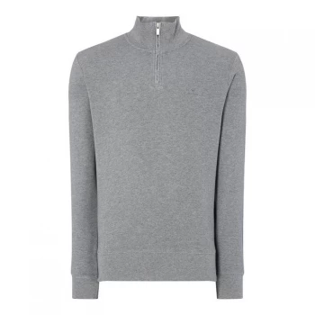 Gant Halfcomb Half Zip Sweater - Grey 093