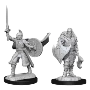 Magic the Gathering Unpainted Miniatures Human Berserkers Case (6)