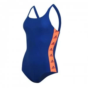 adidas adidas Womens Sh3. Ro Tapered Swimsuit - T Indigo/S Red