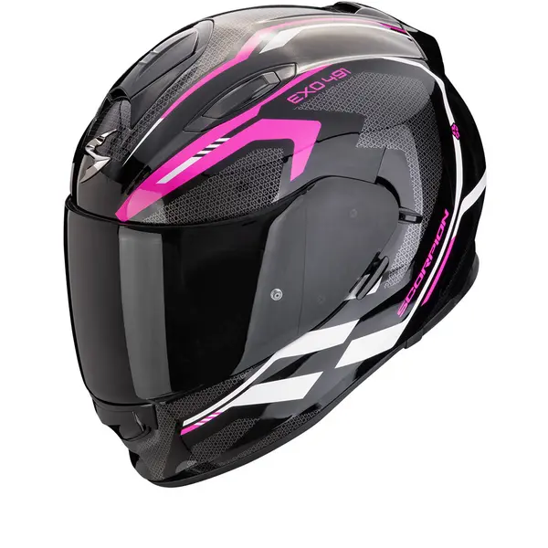 Scorpion EXO-491 Kripta Black-Pink-White Full Face Helmet L