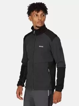 Regatta Highton Full Zip Fleece Iii, Grey Size M Men