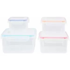 Premier Housewares - 4pc Square Food Containers