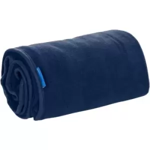 Trespass Snuggles Fleece Trail Blanket - ASRTD (One Size) (Navy Blue) - Navy Blue