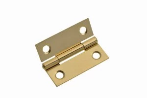 Wickes Easy Hang Hinge - Brass 51mm Pack of 2