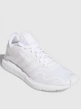 adidas Swift Run X - White/White, Size 4, Women