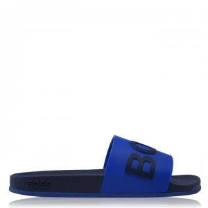 Hugo Boss Bay Pool Slides Blue/Navy Size 10 Men