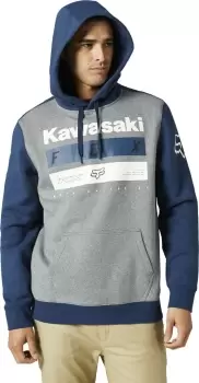 FOX Kawi Stripes Hoodie, blue, Size XL, blue, Size XL